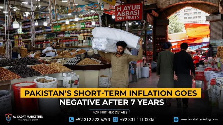 Pakistan's Short-Term Inflation Goes Negative After 7 Years