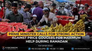 Prime Minister Calls for Strong Action Against Price Gougers for Maximum Help During Ramadan