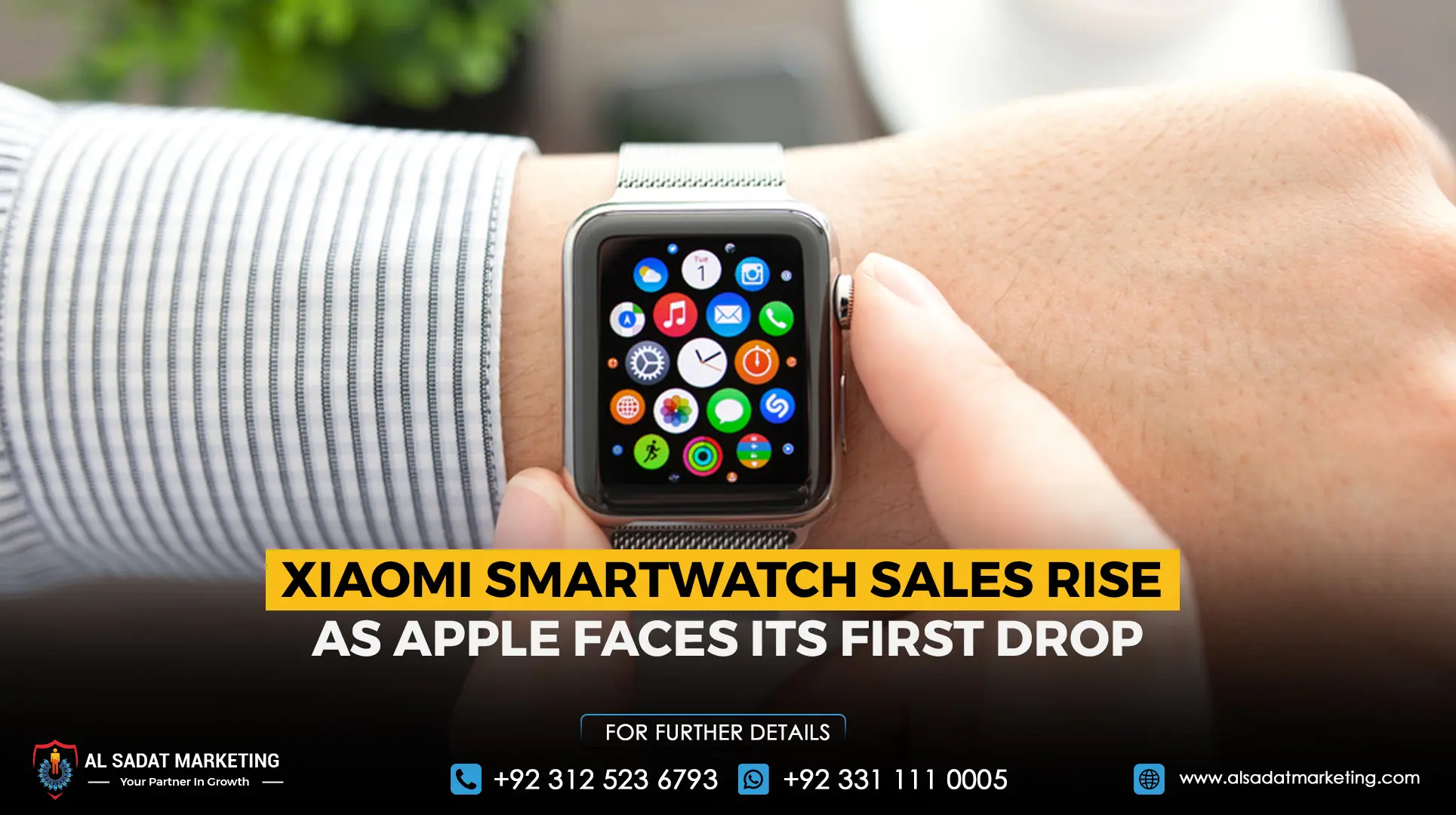 Xiaomi Smartwatch Sales Rise as Apple Faces Its First Drop