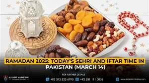 march 14 sehar iftar timing