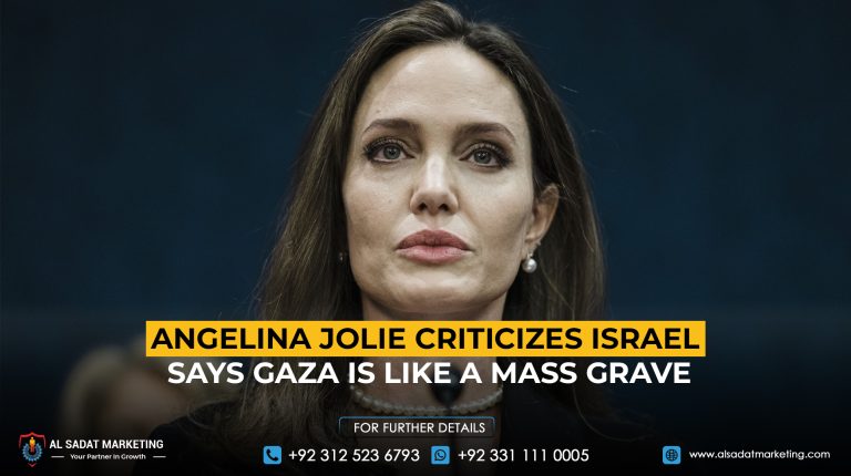 Angelina Jolie Criticizes Israel, Says Gaza Is Like a Mass Grave