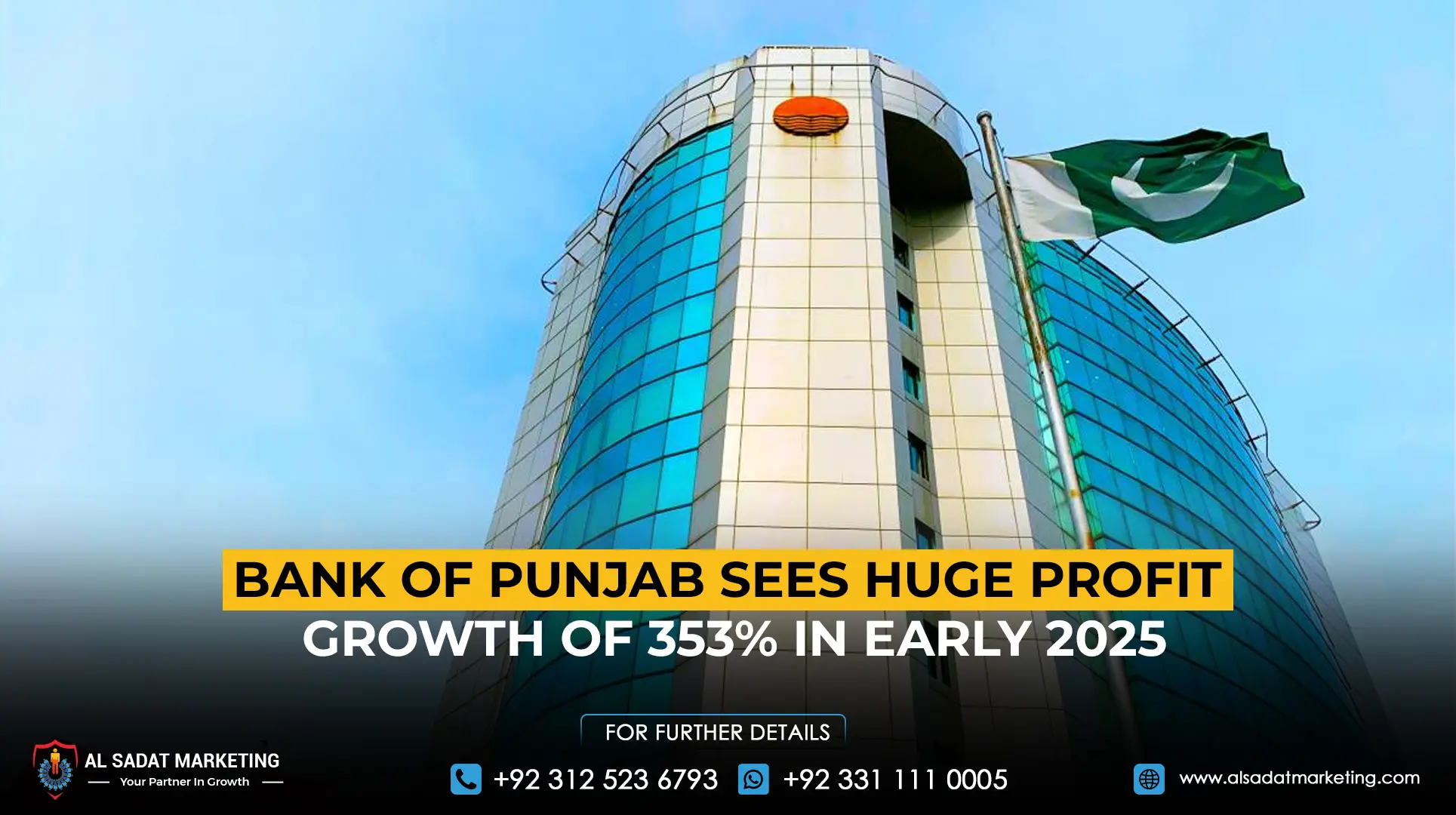 Bank of Punjab sees huge profit growth of 353% in early 2025