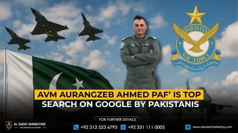 AVM Aurangzeb Ahmed PAF’ is top search on Google by Pakistanis