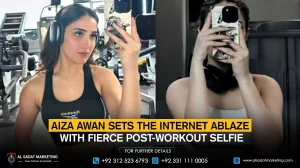 Aiza Awan Sets the Internet Ablaze with Fierce Post-Workout Selfie