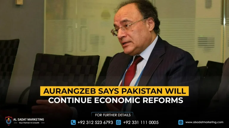 Aurangzeb says Pakistan will continue economic reforms