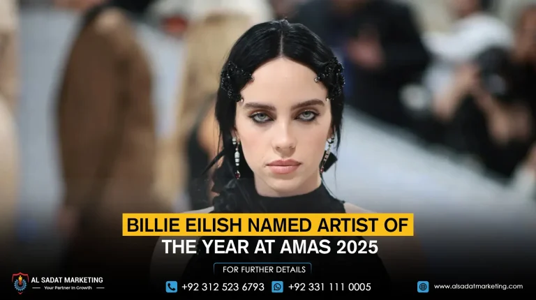 Billie Eilish named artist of the year at AMAs 2025