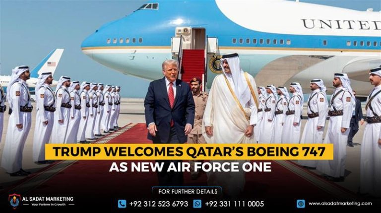 Trump Welcomes Qatar’s Boeing 747 as New Air Force One