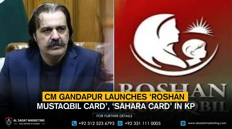 CM Gandapur launches ‘Roshan Mustaqbil Card’, ‘Sahara Card’ in KP