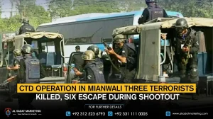 CTD Op in Mianwali: 6 terrorists flee, 3 killed in shootout