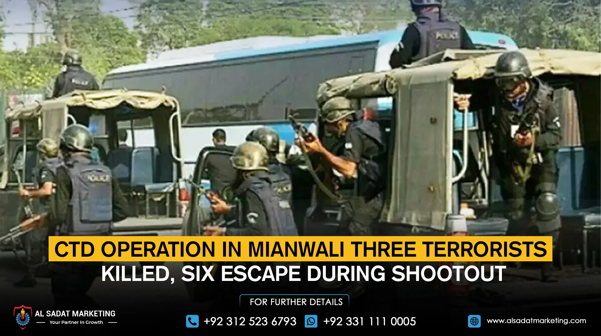 CTD Op in Mianwali: 6 terrorists flee, 3 killed in shootout