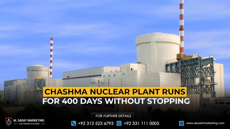 Chashma Nuclear Plant Runs for 400 Days Without Stopping