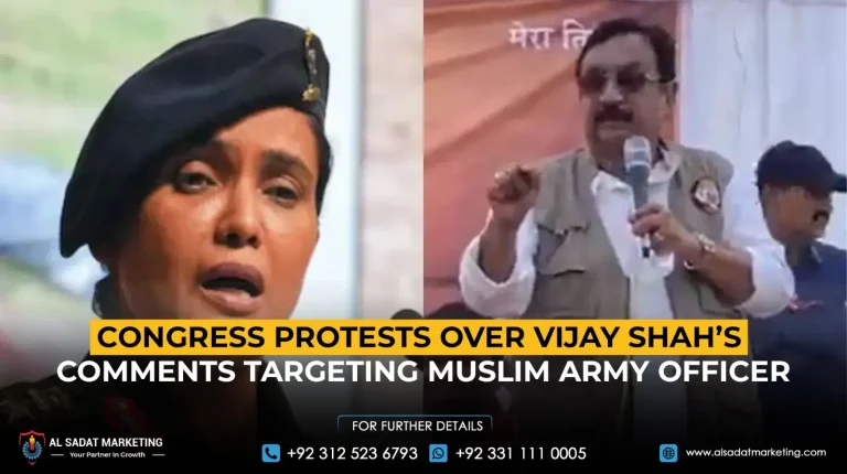 Congress Protests Over Vijay Shah’s Comments Targeting Muslim Army Officer