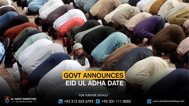 Govt announces Eid ul Adha date