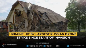 Ukraine Hit by Largest Russian Drone Strike Since Start of Invasion