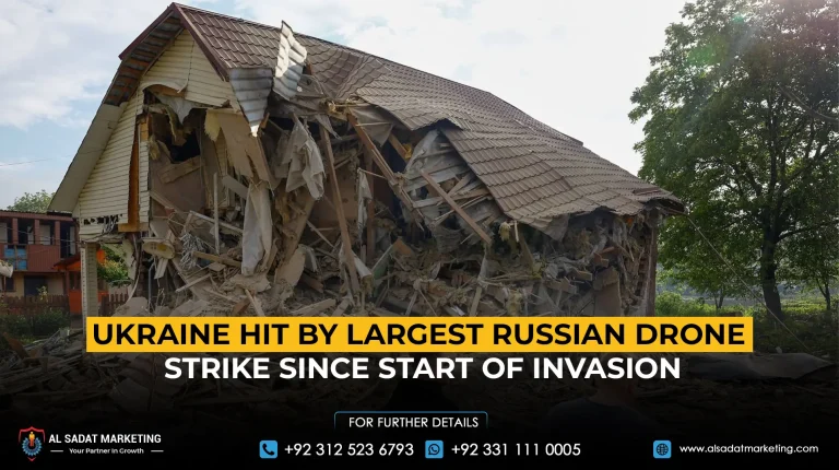 Ukraine Hit by Largest Russian Drone Strike Since Start of Invasion