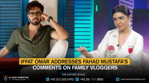 Iffat Omar Addresses Fahad Mustafa’s Comments on Family Vloggers