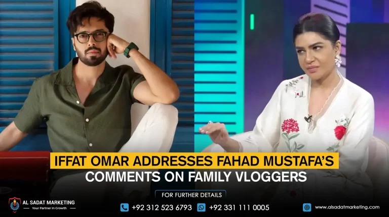 Iffat Omar Addresses Fahad Mustafa’s Comments on Family Vloggers