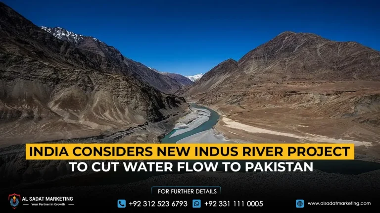 India Considers New Indus River Project to Cut Water Flow to Pakistan
