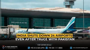 India Shuts Down 24 Airports Even After Truce with Pakistan
