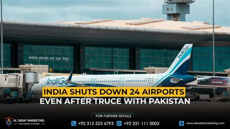 India Shuts Down 24 Airports Even After Truce with Pakistan