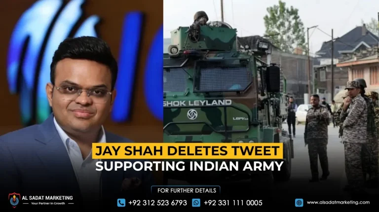 Jay Shah deletes tweet supporting Indian Army