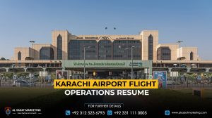 Karachi airport flight operations resume