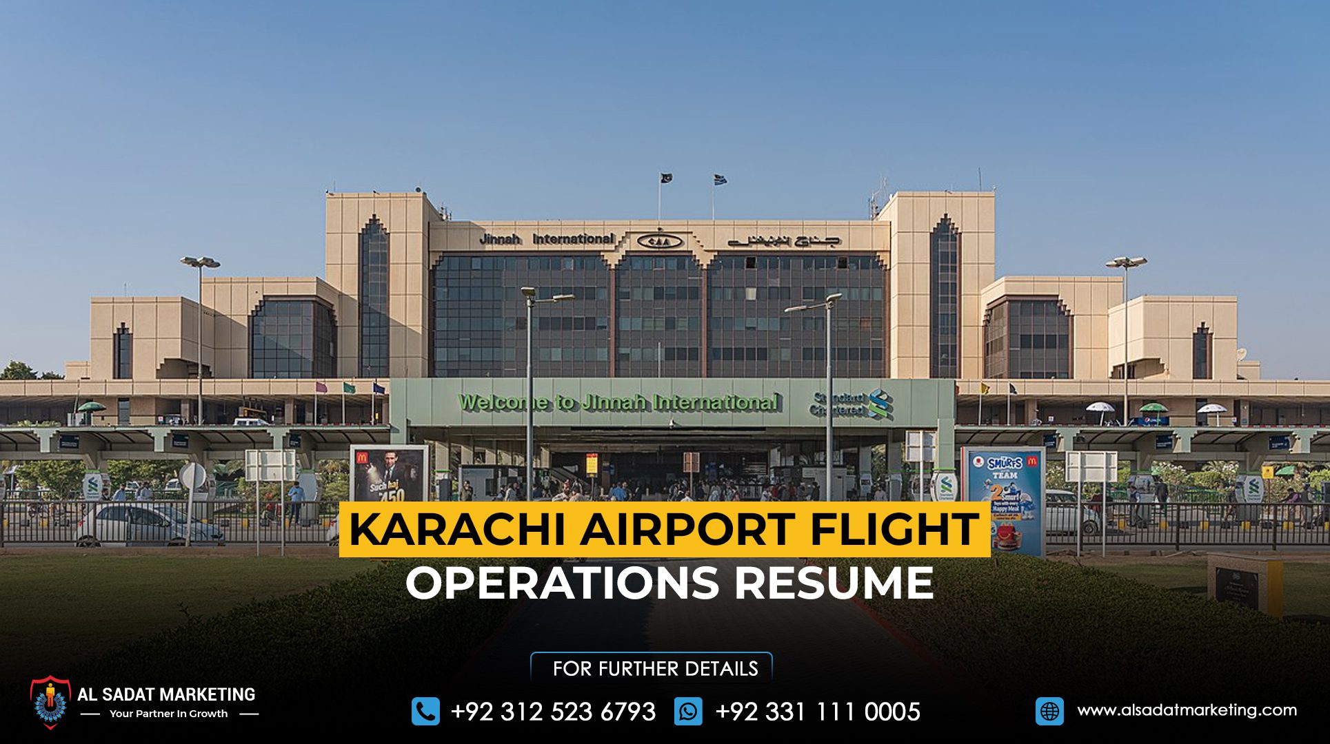 Karachi airport flight operations resume