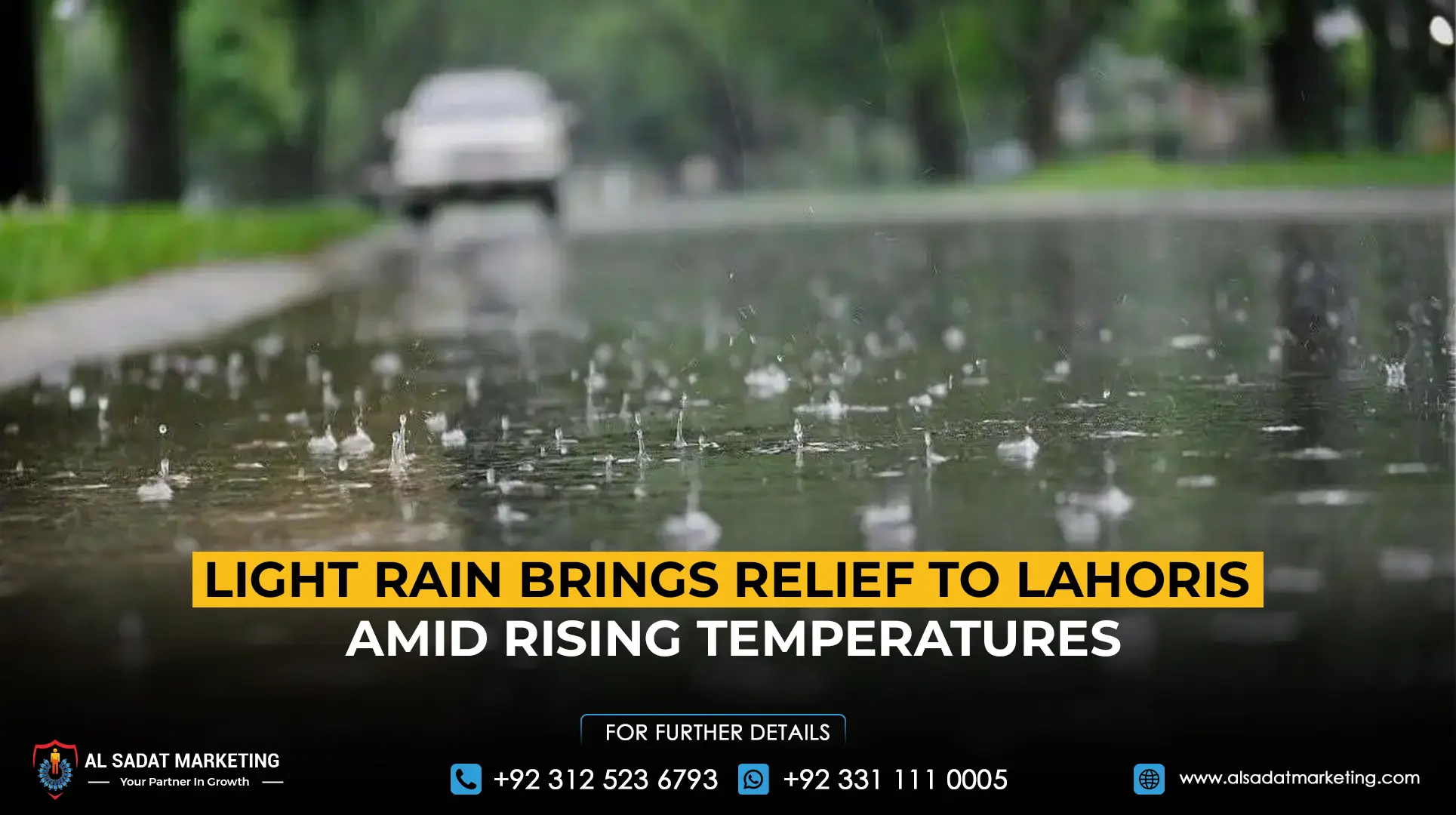 Light rain brings relief to Lahoris amid rising temperatures