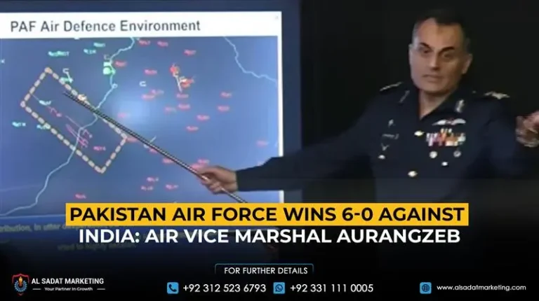 Pakistan Air Force Wins 6-0 Against India Air Vice Marshal Aurangzeb