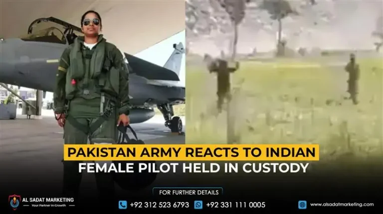 Pakistan Army Reacts to Indian Female Pilot Held in Custody