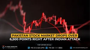 Pakistan Stock Market Drops Over 6,500 Points Right After Indian Attack