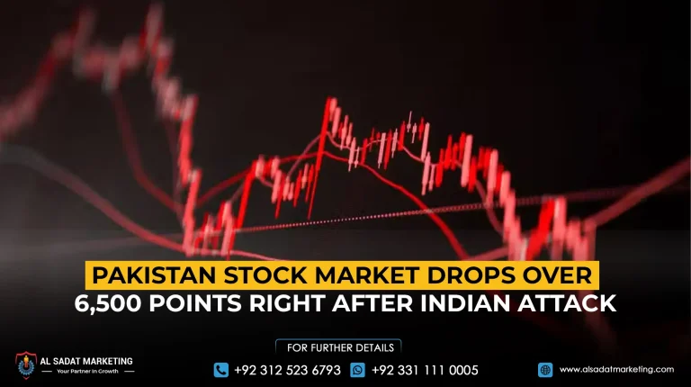 Pakistan Stock Market Drops Over 6,500 Points Right After Indian Attack