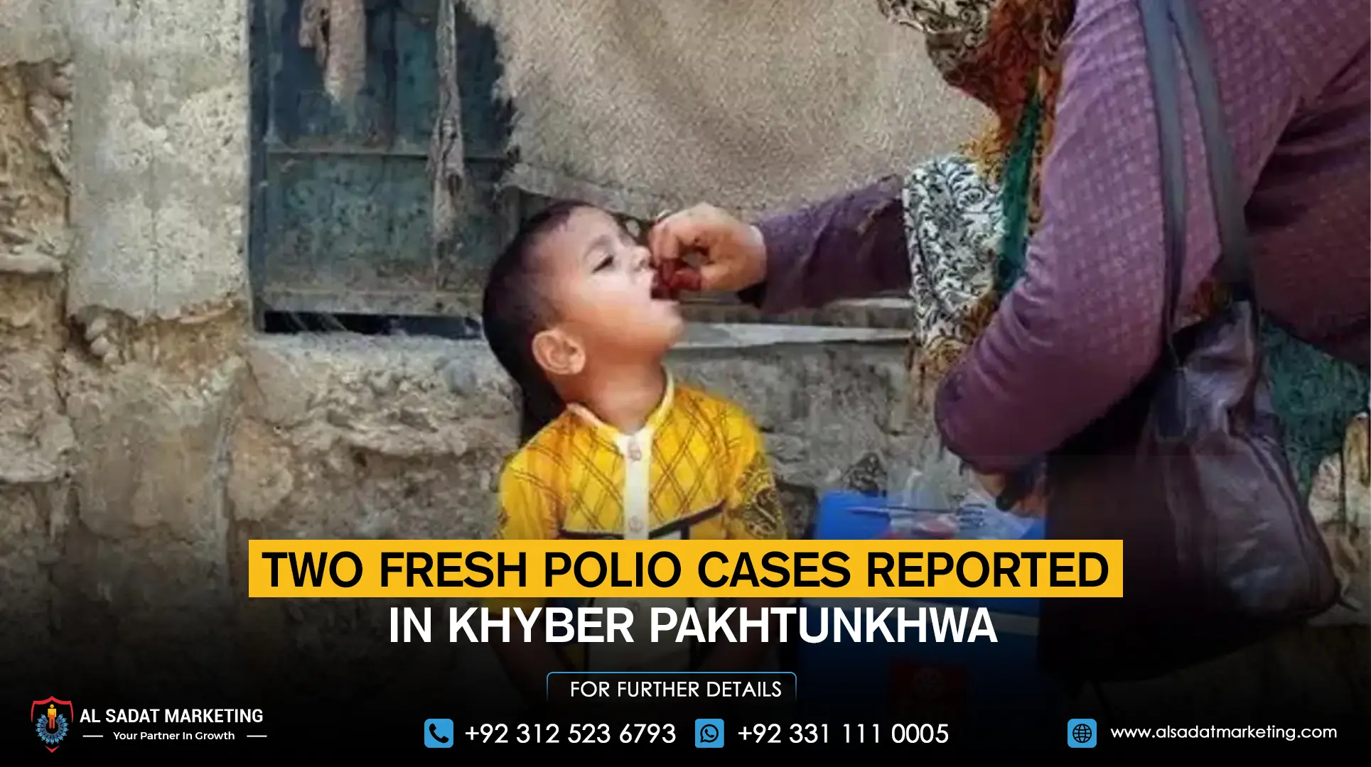 Two fresh polio cases reported in Khyber Pakhtunkhwa