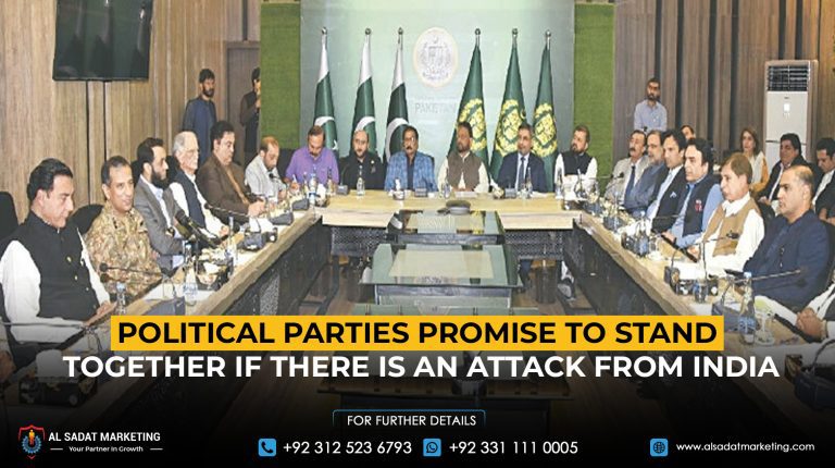 Political parties promise to stand together if there is an attack from India
