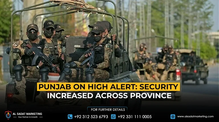 Punjab on high alert Security increased across province