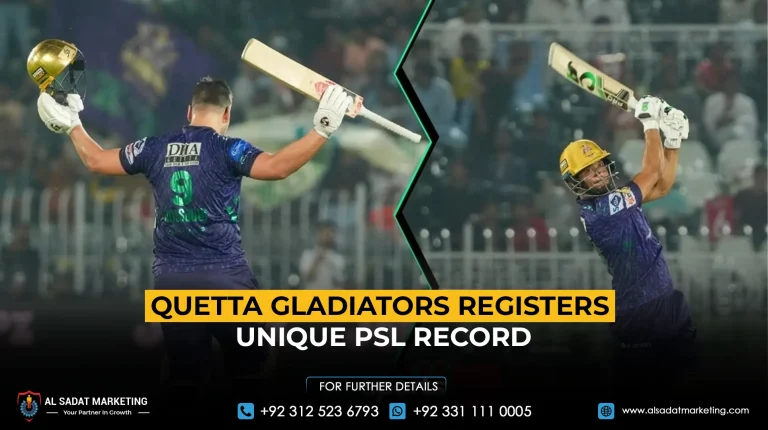 Quetta Gladiators Registers Unique PSL Record
