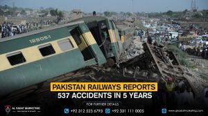 Pakistan Railways Reports 537 Accidents in 5 Years