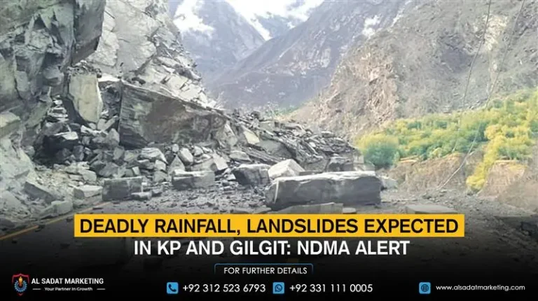 Deadly Rainfall, Landslides Expected in KP and Gilgit: NDMA Alert