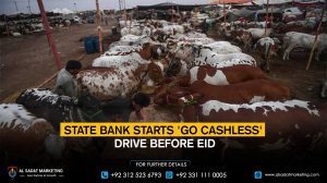 State Bank starts 'Go Cashless' drive before Eid