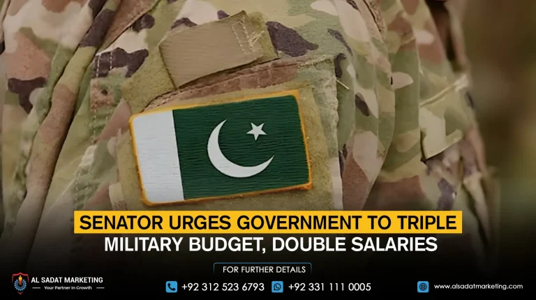 Senator Urges Government to Triple Military Budget, Double Salaries