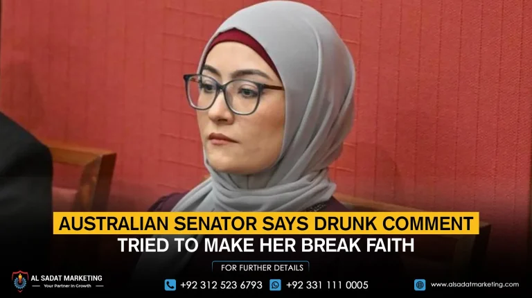 Aussie Senator Says Drunk Comment Tried to Make Her Break Faith