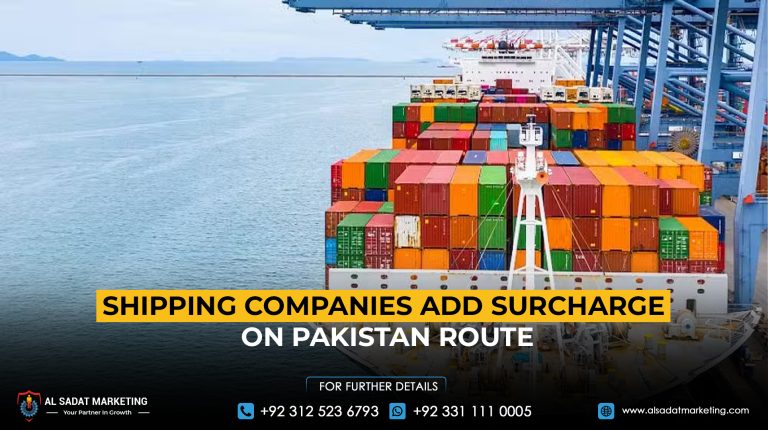 Shipping companies add surcharge on Pakistan route