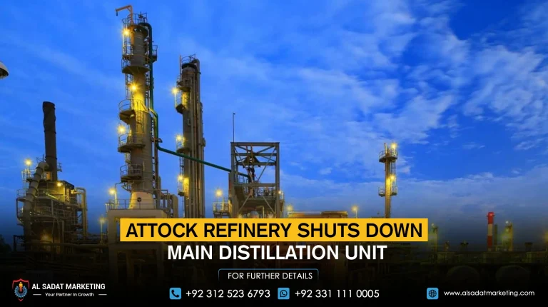 Attock Refinery Shuts Down Main Distillation Unit