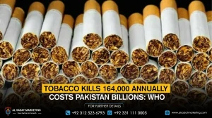 Tobacco Kills 164,000 Annually, Costs Pakistan Billions: WHO