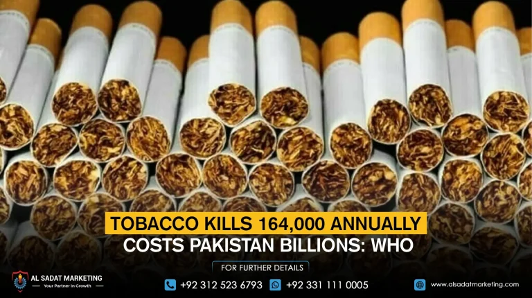 Tobacco Kills 164,000 Annually, Costs Pakistan Billions: WHO