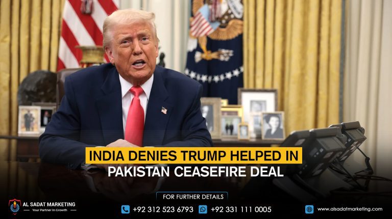 India denies Trump helped in Pakistan ceasefire deal