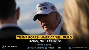 Trump Roars: ‘America Will Build Tanks, Not T-Shirts!’