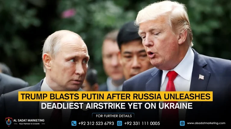 Trump Blasts Putin After Russia Unleashes Deadliest Airstrike Yet on Ukraine