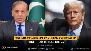Trump Confirms Pakistan Officials’ Visit for Trade Talks
