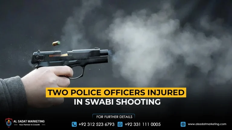 Two police officers injured in Swabi shooting